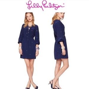 Lily Pulitzer Navy Blue Turner Dress